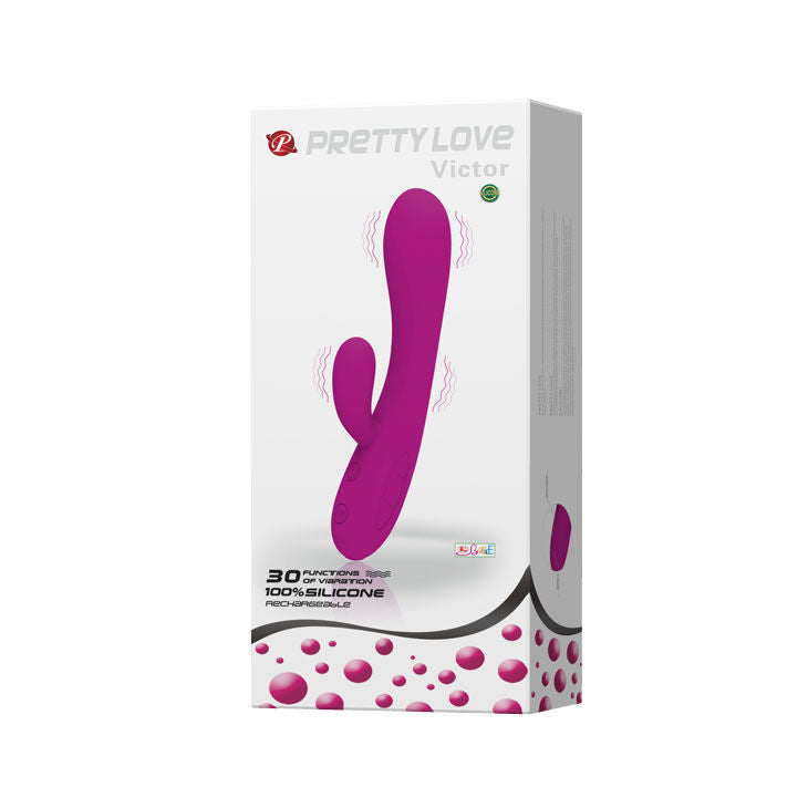 PRETTY LOVE - SMART VICTOR VIBRATOR WITH CLITORIS STIMULATOR - 10
