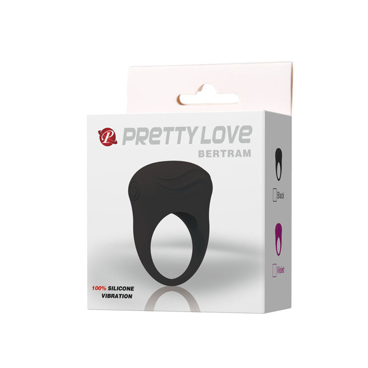 PRETTY LOVE - BERTRAM BLACK VIBRATOR RING - 8