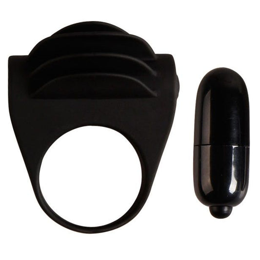 PRETTY LOVE - ANELLO VIBRATORE NERO CHESTER - Secretroomsexyshop