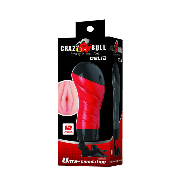 CRAZY BULL - VAGINA FLORA CON BASE MASTURBATORE VOCE - Secretroomsexyshop