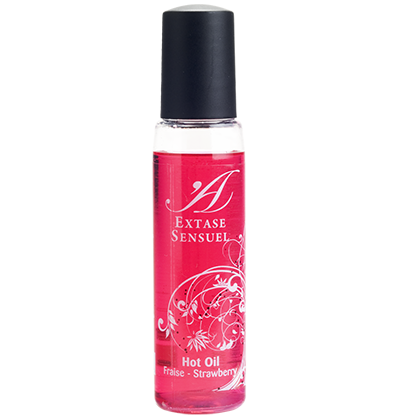 EXTASE SENSUAL - STRAWBERRY STIMULATING OIL HEAT TRIP 35 ML - 2