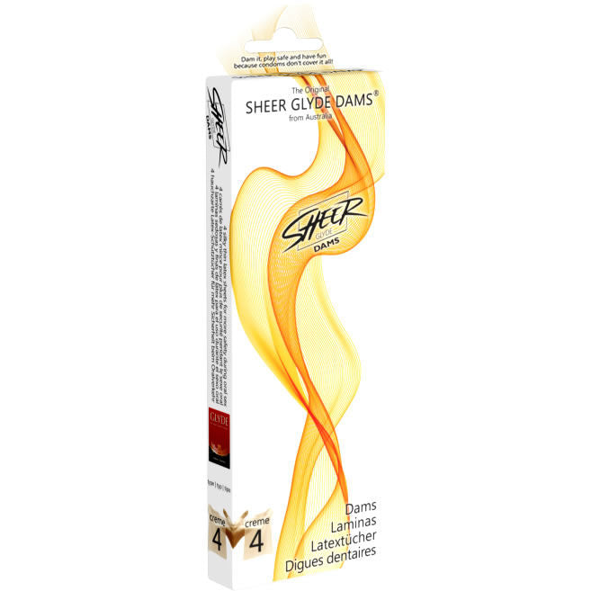 SHEER GLYDE - DAMS LAMINAS LATEX ORAL SEX VANILLA - 1