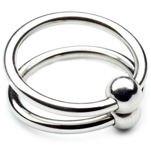 METAL HARD - ANELLO DOPPIO GLIAN 28MM - Secretroomsexyshop