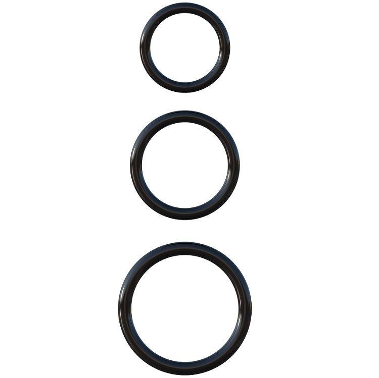FANTASY C-RINGZ - SET 3 ANELLI STAMINA IN SILICONE - Secretroomsexyshop