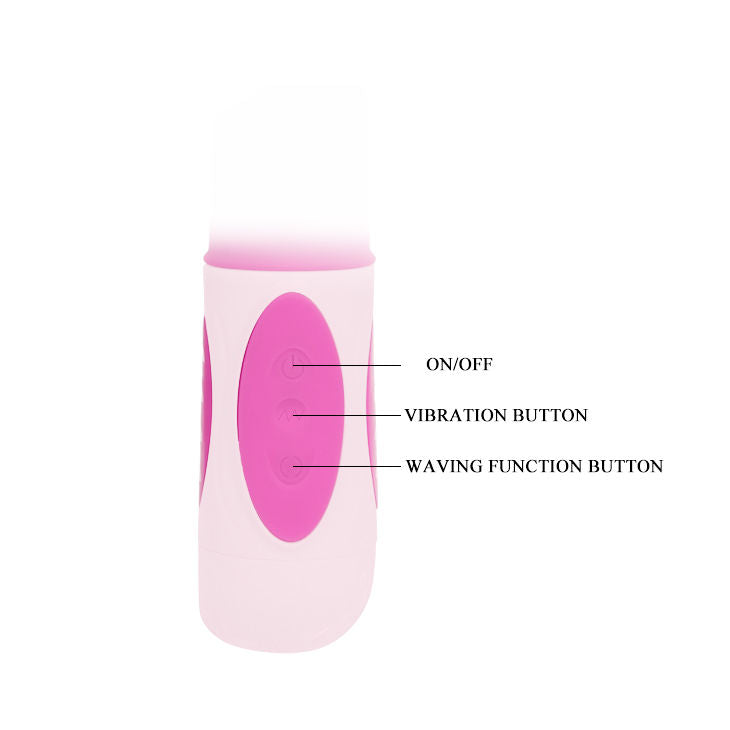 BAILE - PRETTY BUNNY TRIPLO VIBRATORE ROTATORE - Secretroomsexyshop