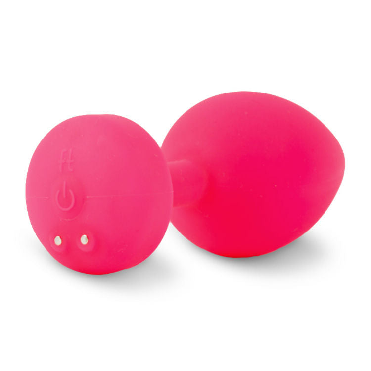 G-VIBE - FUNTOYS GPLUG VIBRATORE ANALE RICARICABILE PICCOLO ROSA NEON 3CM - Secretroomsexyshop