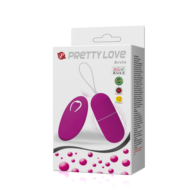 PRETTY LOVE - VIBRATING EGG ARVIN REMOTE CONTROL 12V - 2