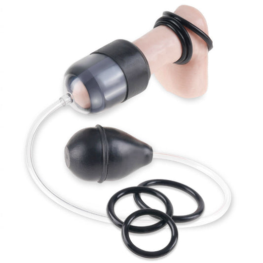 FETISH FANTASY SERIES - SERIE DI GHIANDOLE ASPIRANTI CON ANELLI POTENZIANTI - Secretroomsexyshop