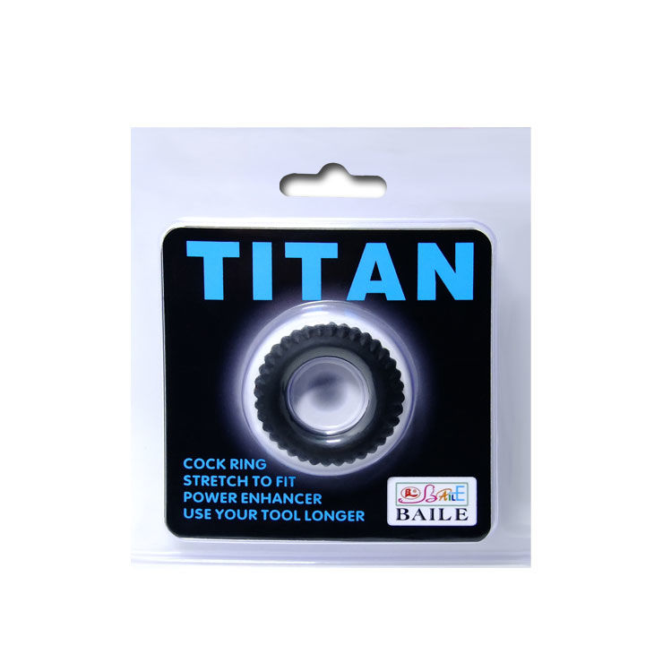 BAILE - COCKRING TITAN NERO 1.9 CM - Secretroomsexyshop