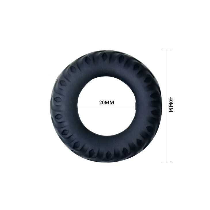 BAILE - TITAN COCKRING BLACK GREEN 2 CM - 4