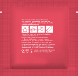 CONFORTEX - STRAWBERRY CONDOM 144 UNITS - 4