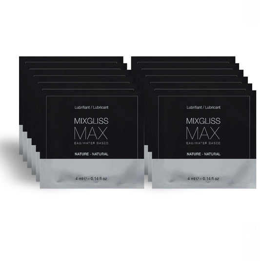 MIXGLISS - MAX DILATATORE ANALE LUBRIFICANTE CONFEZIONE 12 MONODOSE 4ML - Secretroomsexyshop
