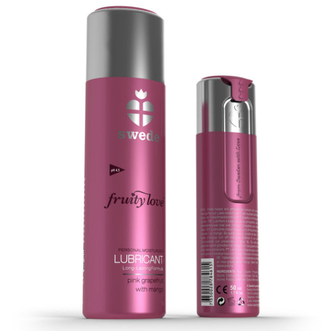 SWEDE - FRUITY LOVE LUBRIFICANTE POMPELMO ROSA CON MANGO 50 ML - Secretroomsexyshop