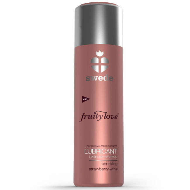 SWEDE - FRUITY LOVE LUBRIFICANTE FRAGOLA FRAGOLA VINO 100 ML - Secretroomsexyshop
