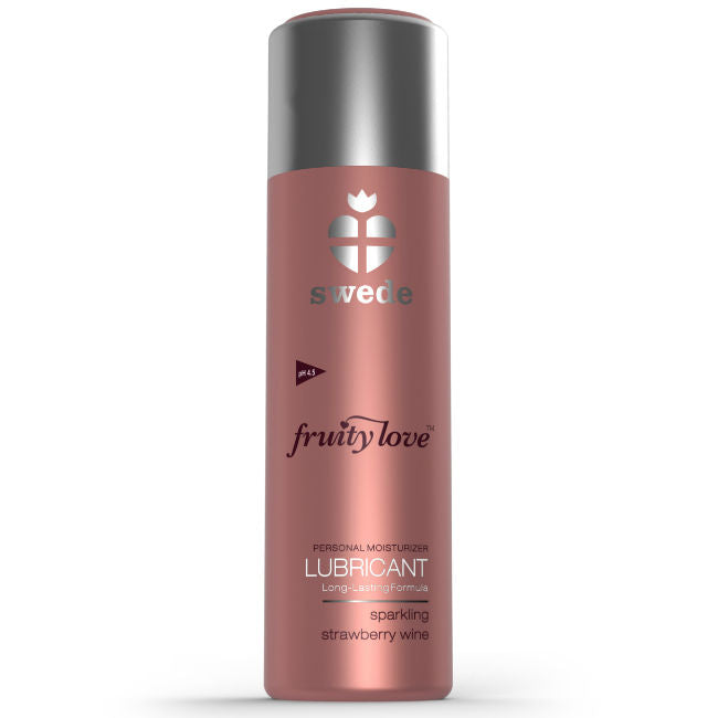 SWEDE - FRUITY LOVE LUBRIFICANTE FRAGOLA FRAGOLA VINO 50 ML - Secretroomsexyshop