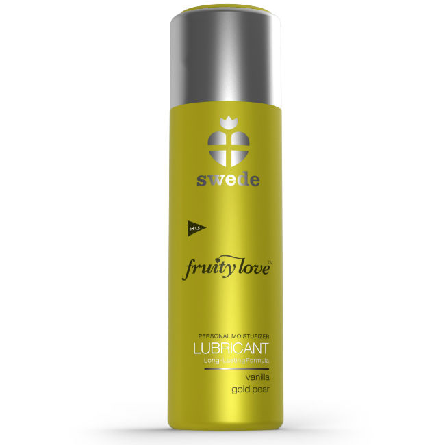SWEDE - FRUITY LOVE LUBRIFICANTE VANIGLIA GOLD PERA 100 ML - Secretroomsexyshop