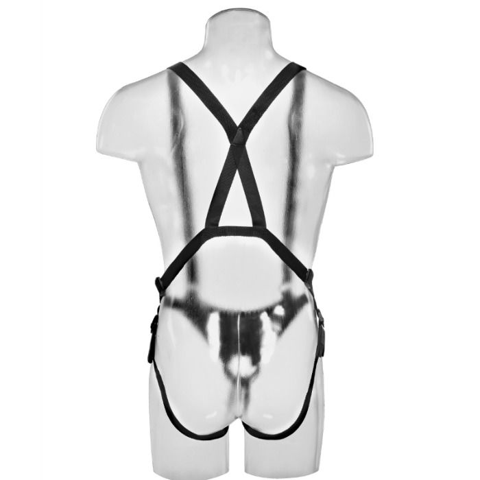 KING COCK - 30,5 CM SISTEMA DI SOSPENSIONE CON CINTURINO CAVO - CARNE - Secretroomsexyshop