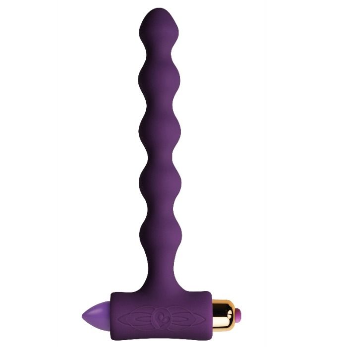ROCKS-OFF - PLUG ANALE CON VIBRAZIONI E PERLE RIVERLES PETITE SENSATIONS - Secretroomsexyshop