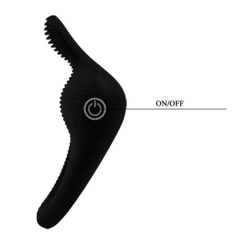 PRETTY LOVE - THIMBLE ANELLO VIBRATORE NERO - Secretroomsexyshop
