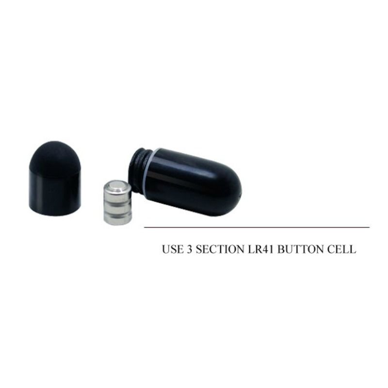 PRETTY LOVE - THIMBLE VIBRATOR RING BLACK - 6