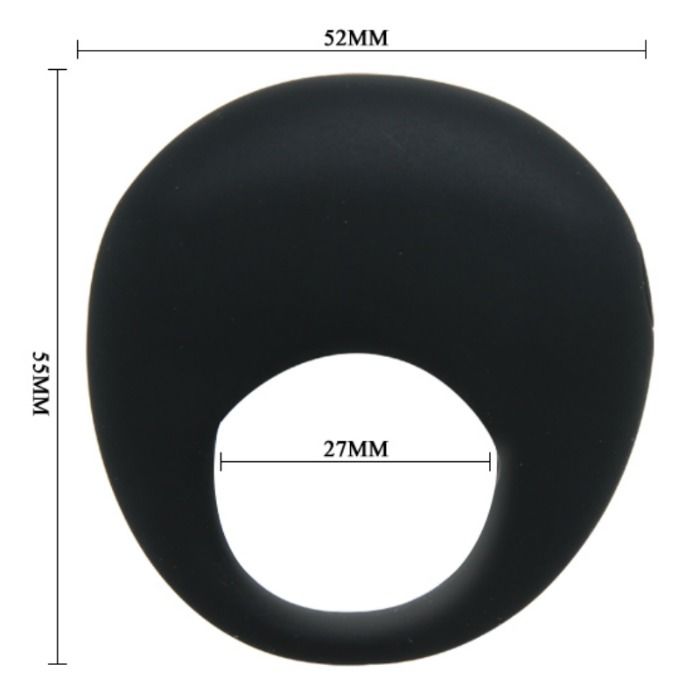 PRETTY LOVE - TRAP VIBRATOR RING BLACK - 5