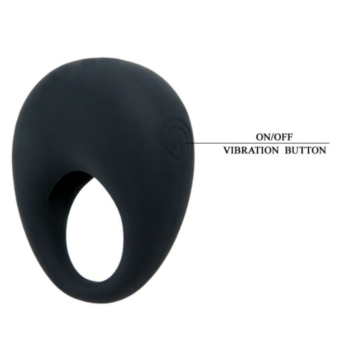 PRETTY LOVE - TRAP VIBRATOR RING BLACK - 6