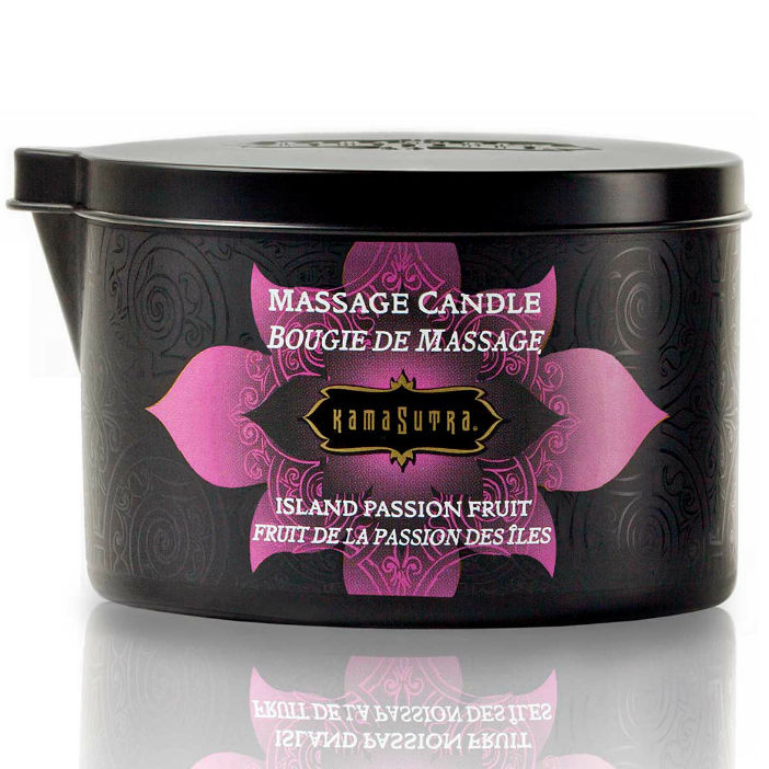 KAMASUTRA - CANDELA DA MASSAGGIO PASSION ISLAND 170GR - Secretroomsexyshop