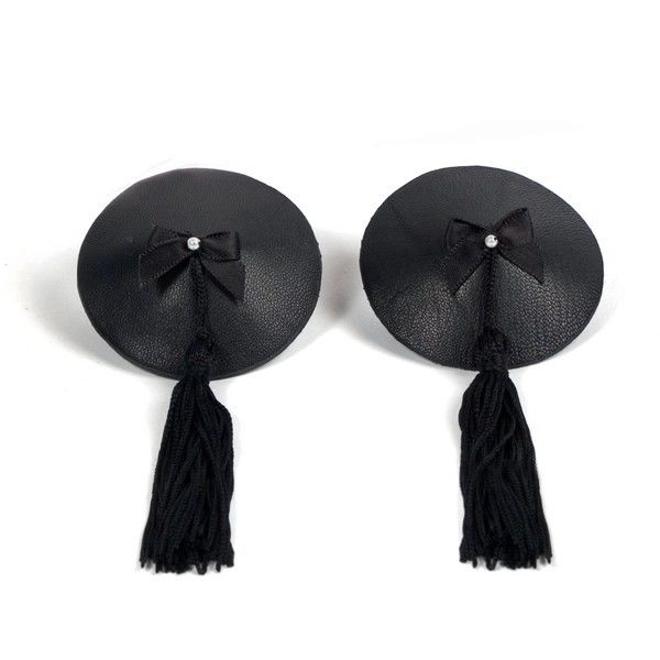 BIJOUX - BURLESQUE BLACK NIPPLE COVERS - 3