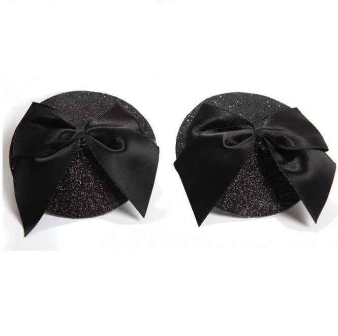 BIJOUX - COPRITEZZOLI BURLESQUE LUCIDI CON FIOCCO - Secretroomsexyshop