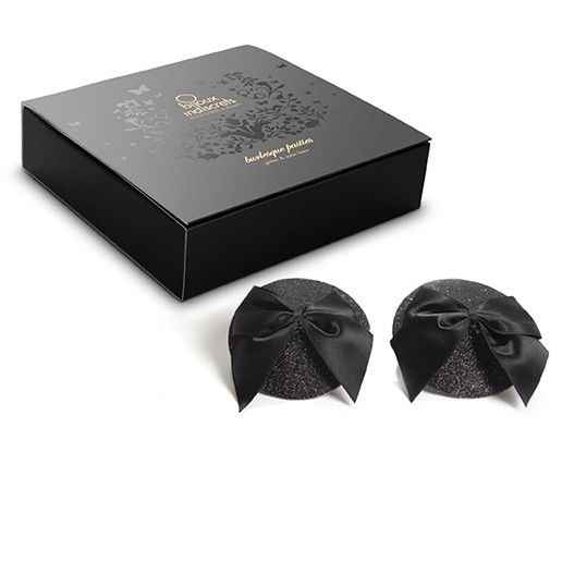 BIJOUX - COPRITEZZOLI BURLESQUE LUCIDI CON FIOCCO - Secretroomsexyshop