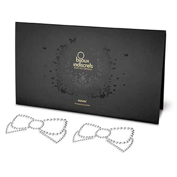 BIJOUX - COPRI CAPEZZOLI ARGENTO MIMI BOW - Secretroomsexyshop