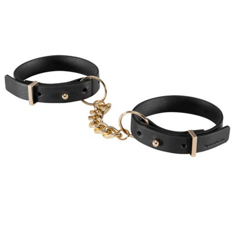 BIJOUX - INDISCRETS MAZE HANDCUFFS BLACK BRACELETS - 2