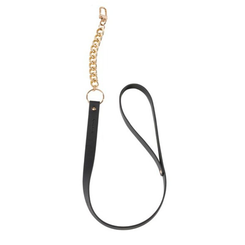 BIJOUX INDISCRETS MAZE - BLACK NECKLACE WITH STRAP - 2