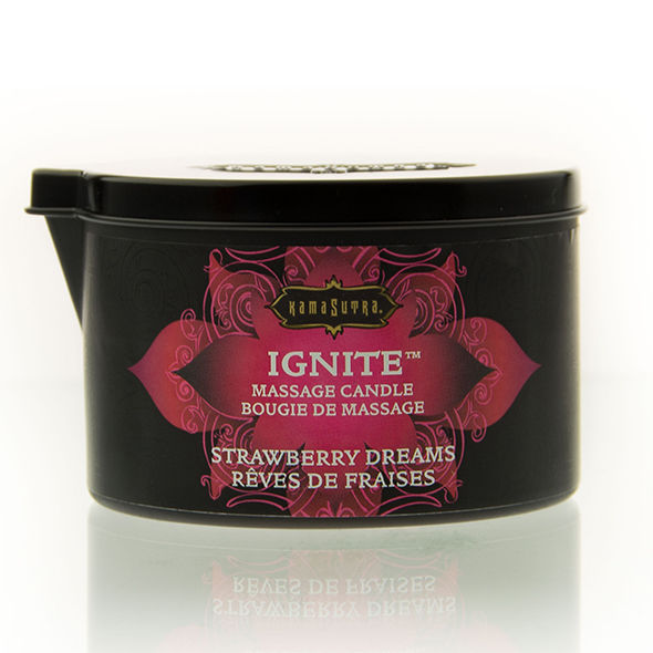 KAMASUTRA - STRAWBERRY DREAMS MASSAGE CANDLE 170 GR - 1