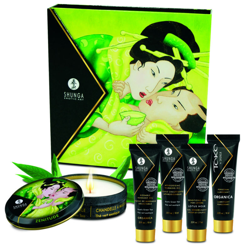 SHUNGA - KIT TÈ VERDE BIOLOGICO GEISHA SEGRETO - Secretroomsexyshop