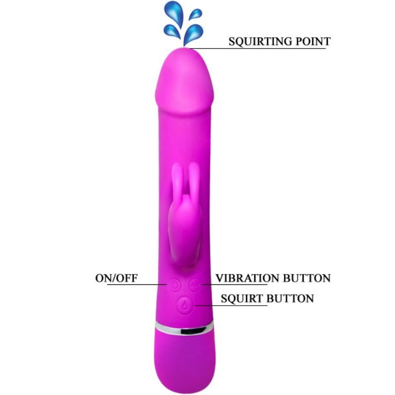 PRETTY LOVE - HENRY VIBRATOR WITH 12 VIBRATION MODES AND SQUIRT FUNCTION - 6