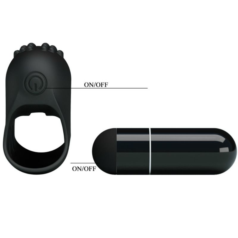 PRETTY LOVE - FLIRTATION DITALE VIBRAZIONE NERO STEWARD - Secretroomsexyshop