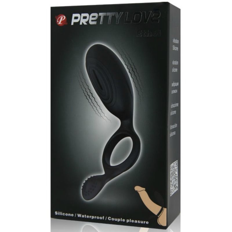PRETTY LOVE - ETHEL VIBRATING RING WITH STIMULATOR - 10