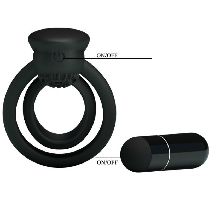 PRETTY LOVE - ESTHER VIBRATING RING WITH STIMULATOR - 6