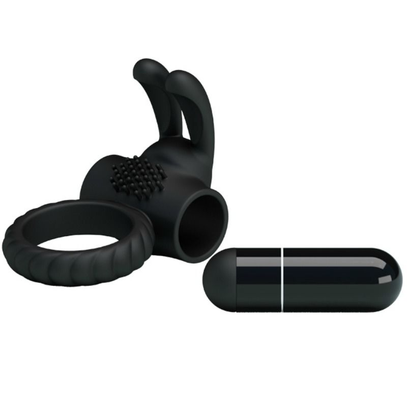 PRETTY LOVE - EUDORA VIBRATING RING WITH STIMULATOR - 8