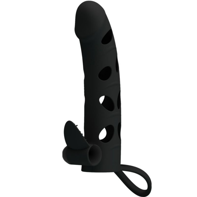 PRETTY LOVE - SILICONE COVER WITH VIBRATION 15.2 CM - 2
