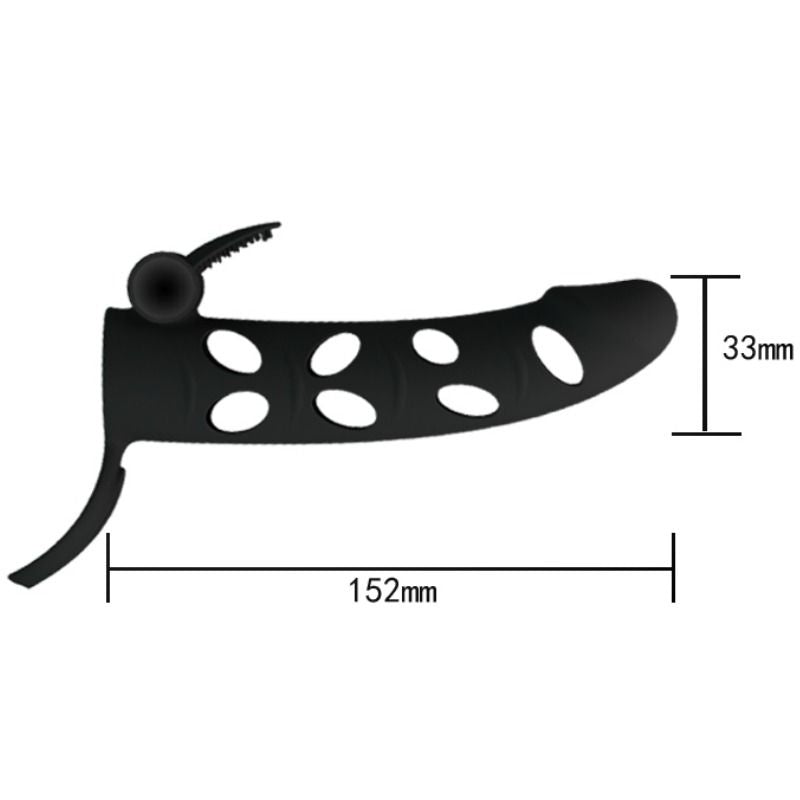 PRETTY LOVE - SILICONE COVER WITH VIBRATION 15.2 CM - 5