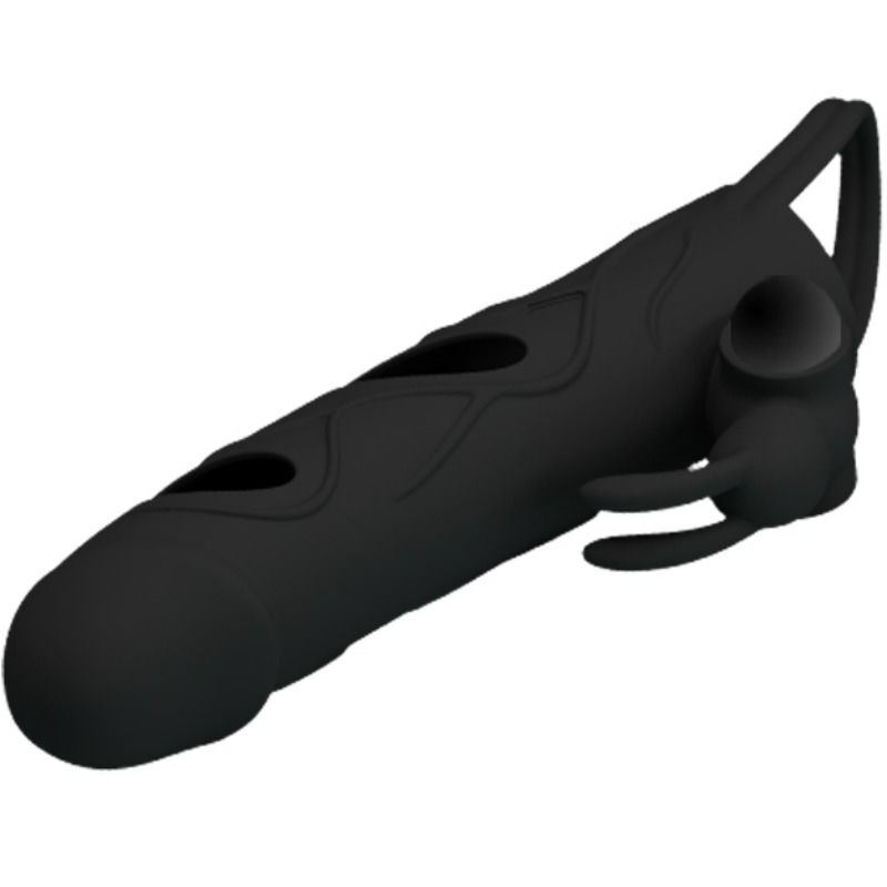 PRETTY LOVE - SILICONE COVER WITH VIBRATION 14 CM 1.0 - 3