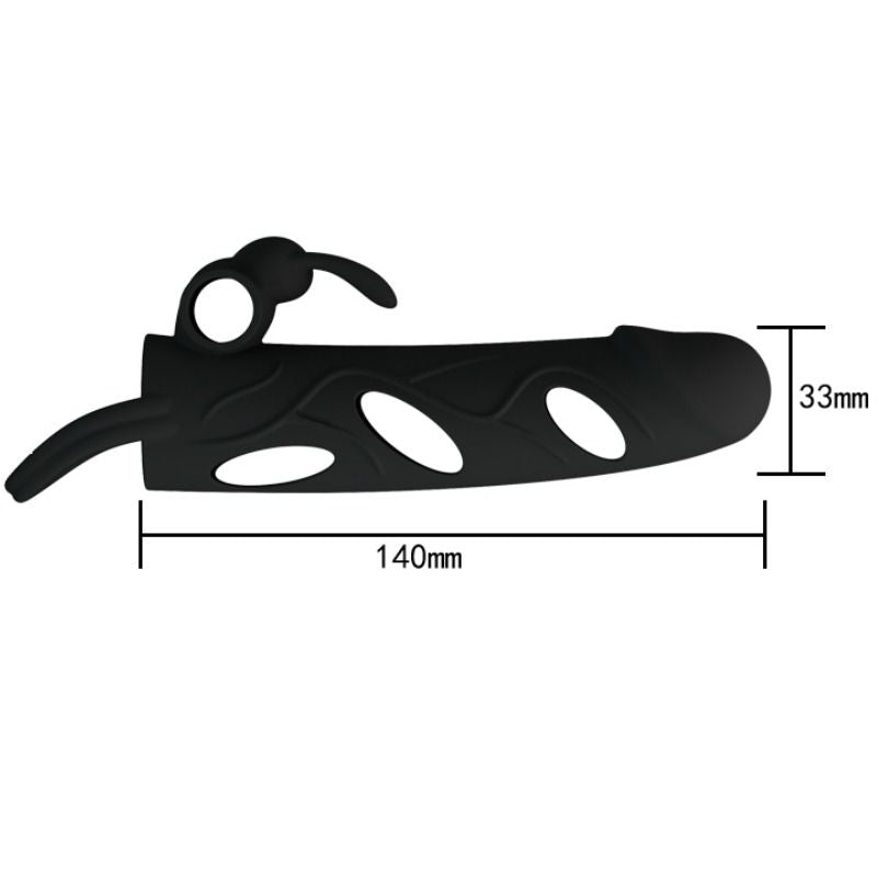 PRETTY LOVE - SILICONE COVER WITH VIBRATION 14 CM 1.0 - 7