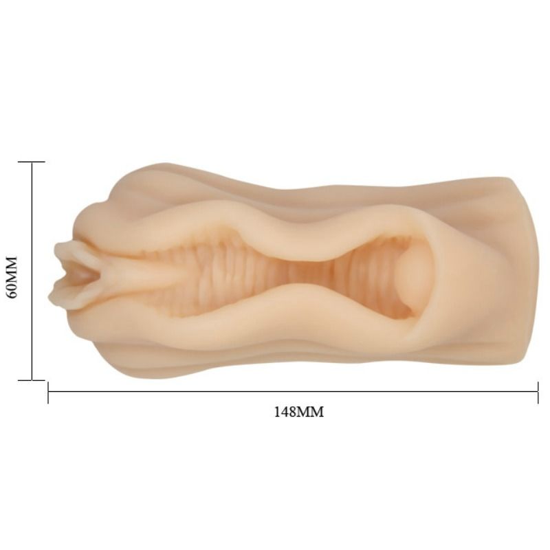 BAILE - MINI MALE MASTURBATOR VAGINA LIPS DESIGN - 3