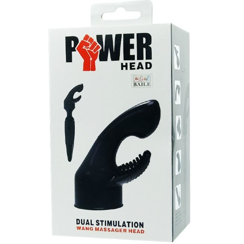 BAILE - POWER HEAD INTERCHANGEABLE HEAD FOR MASSAGER STIMULATION OF G-POINTS AND CLITORS