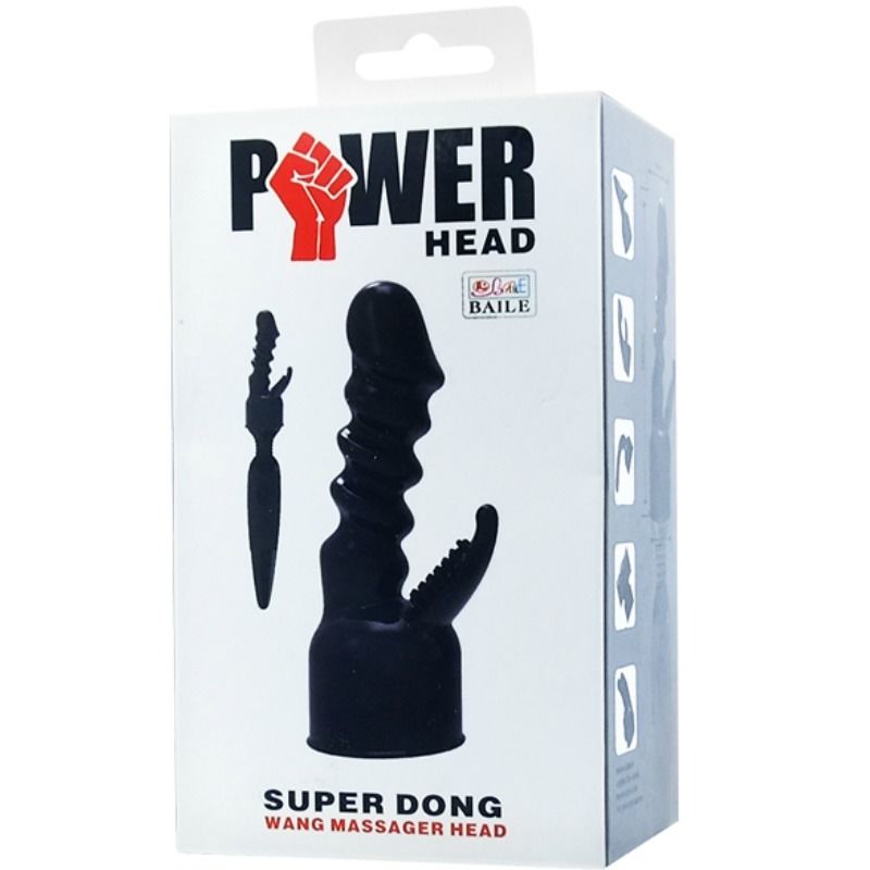 BAILE - POWER HEAD INTERCHANGEABLE HEAD FOR INTERNAL AND CLITORIS STIMULATION - 5