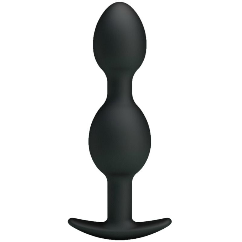 PRETTY LOVE - SILICONE ANAL BALLS 12.5 CM BLACK - 1
