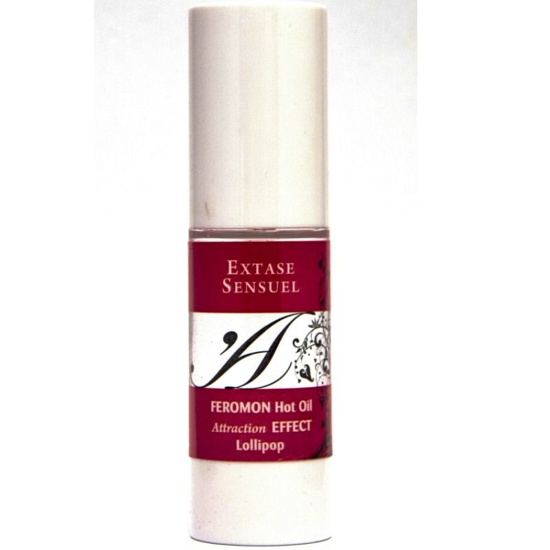 EXTASE SENSUAL - HEATING EFFECT MASSAGE OIL WITH LOLLIPOP PHEROMONES 30 ML - 3