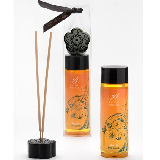 EXTASE SENSUAL - OLIO CALORE STIMOLANTE PIÑA COLADA 100 ML - Secretroomsexyshop